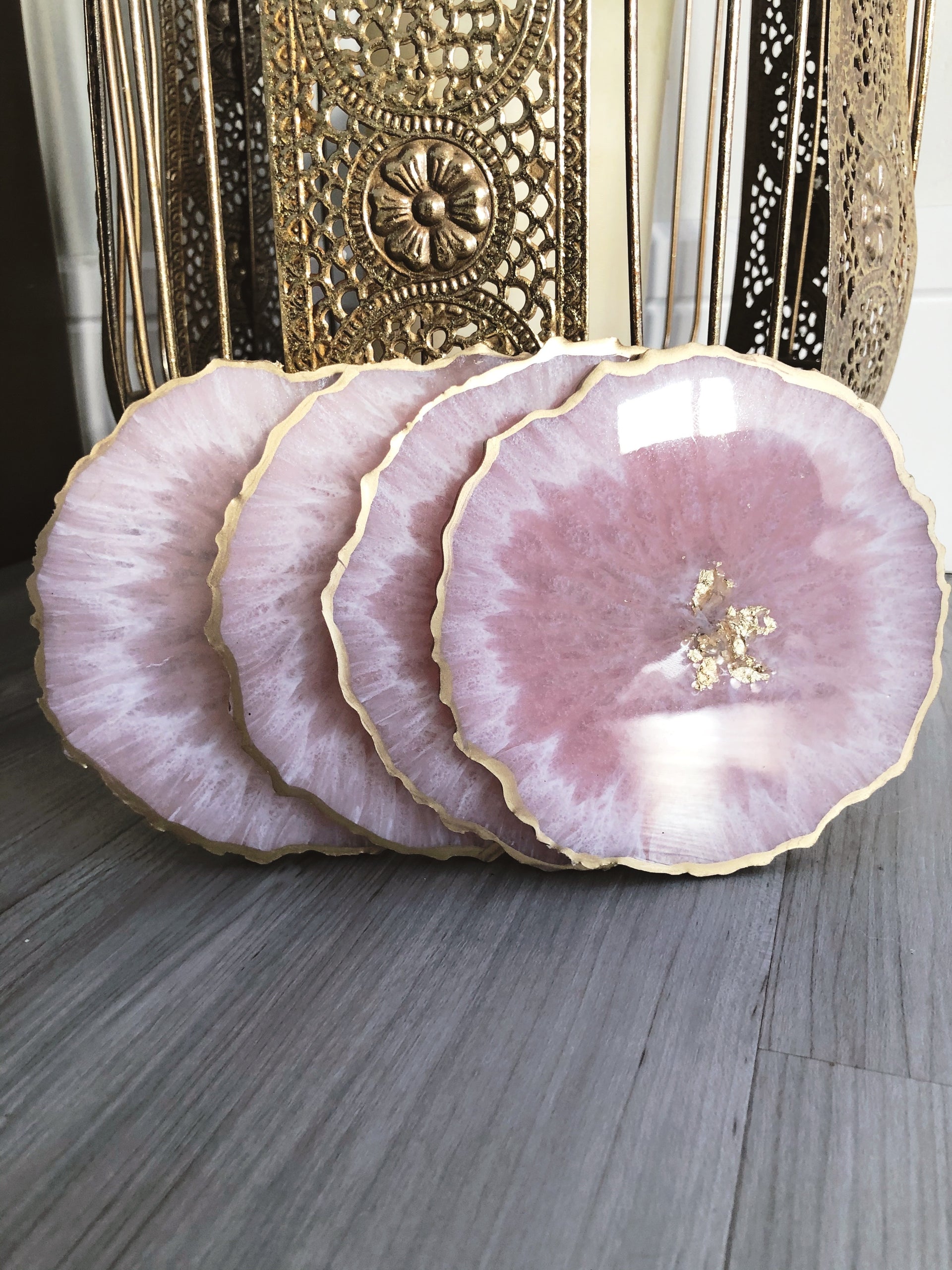 Baby pink coaster – JJ Art Company